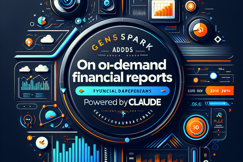 Genspark adiciona relatórios financeiros sob demanda powered by Claude