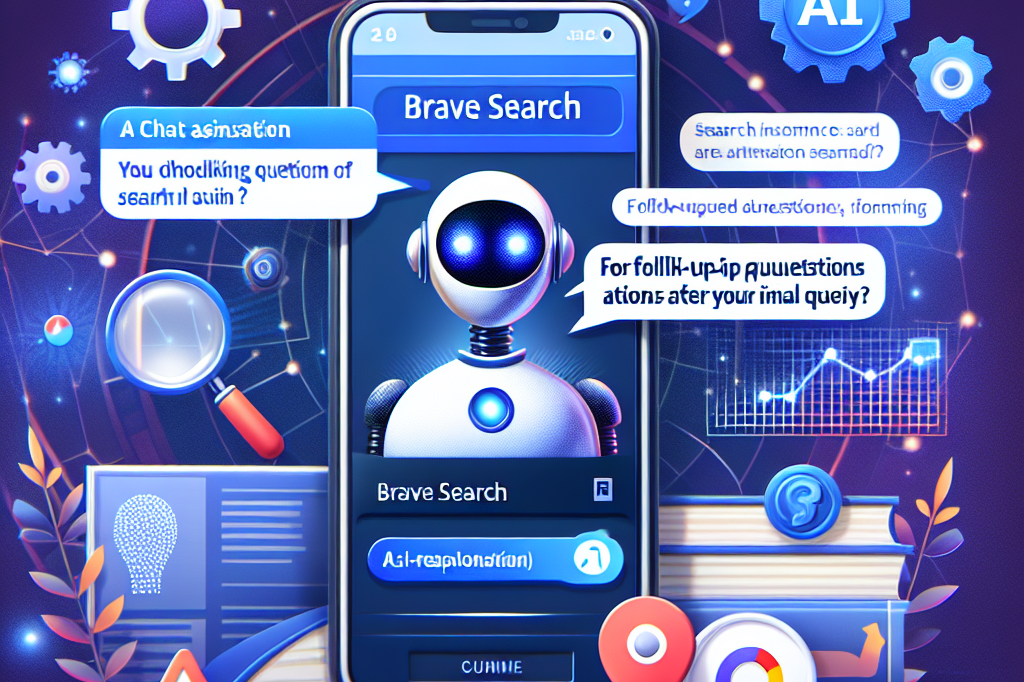 Brave Search adiciona chat de IA para perguntas de acompanhamento após sua consulta inicial