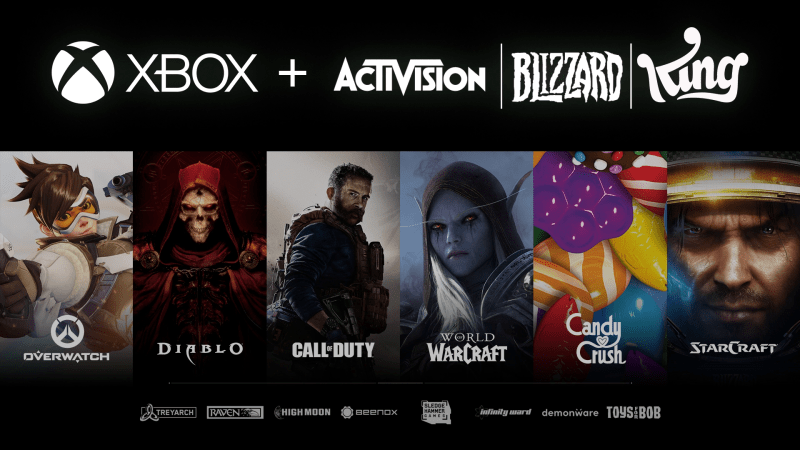 Xbox está comprando a Activision Blizzard.