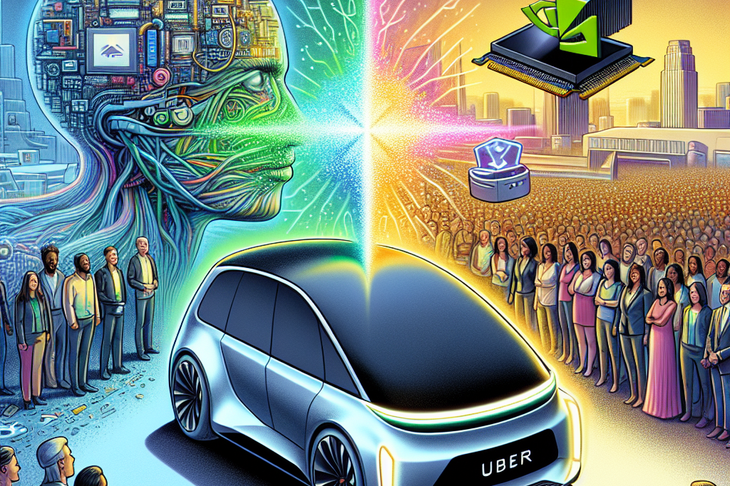 Na CES 2025, Uber se junta à Nvidia para acelerar o avanço da condução autônoma