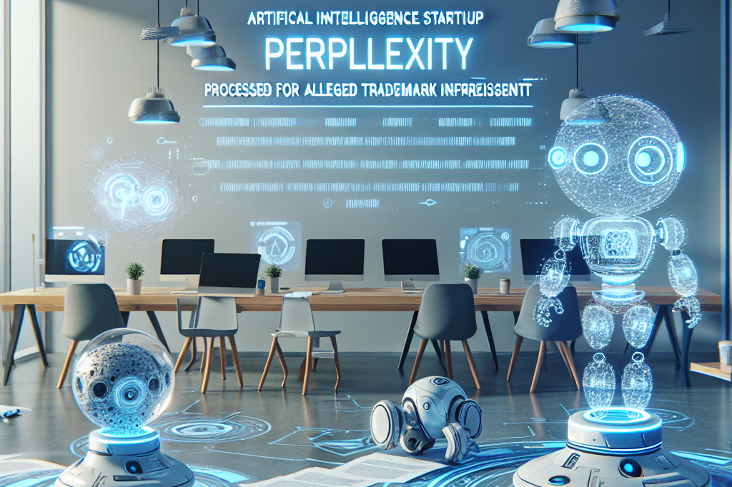 Startup de IA Perplexity processada por suposta infração de marca registrada.