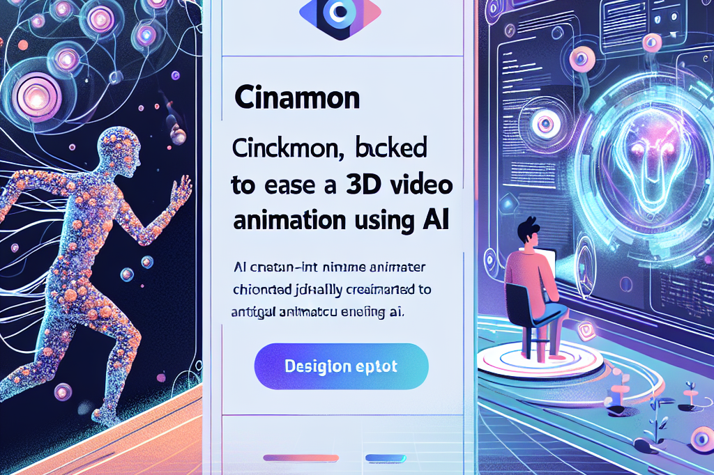 Cinamon, apoiada pela Naver, deseja facilitar a animação em vídeo 3D com o uso de IA.