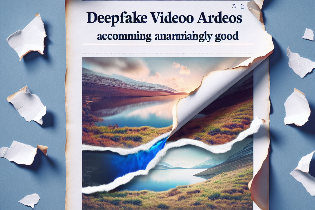 Os vídeos deepfake estão ficando alarmantemente bons.