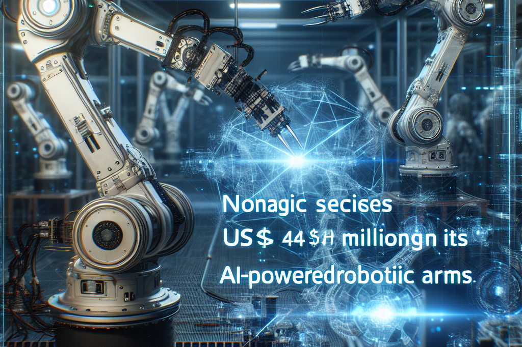 Nomagic garante US$ 44 milhões para seus braços robóticos impulsionados por IA.