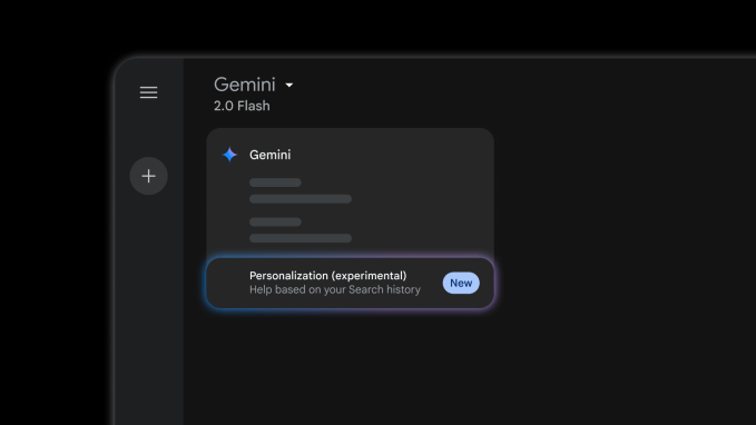 Google Gemini com personalização