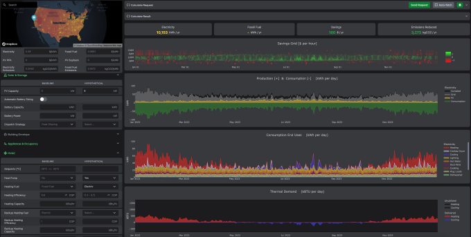 Software da Palmetto calcula economias de energia através da eletrificação.