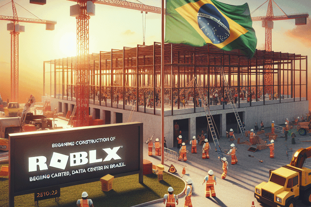 Roblox inicia construção de data center no Brasil para início de 2026.
