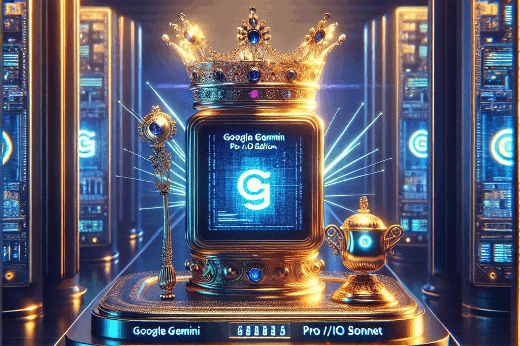 Conheça o novo rei da programação em IA: o Google Gemini 2.5 Pro I/O Edition destrona o Claude 3.7 Sonnet.