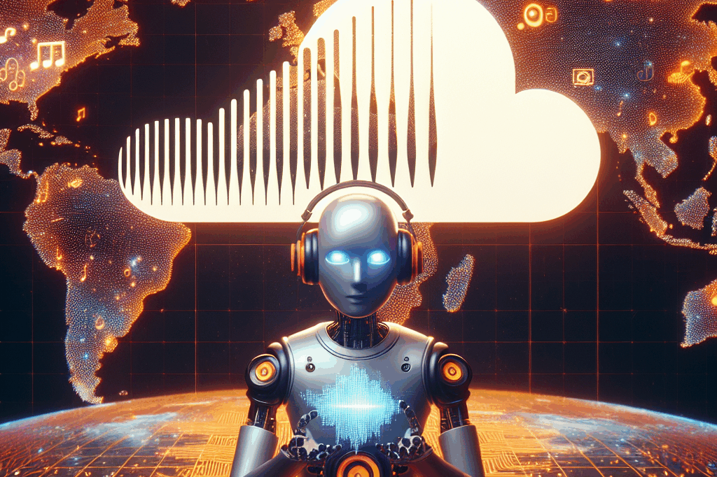 SoundCloud altera políticas para permitir treinamento de IA com conteúdo dos usuários.