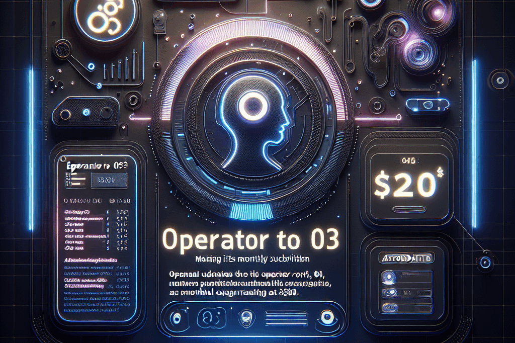 OpenAI atualiza o Operator para o3, tornando sua assinatura mensal do ChatGPT Pro de $200 mais atraente.