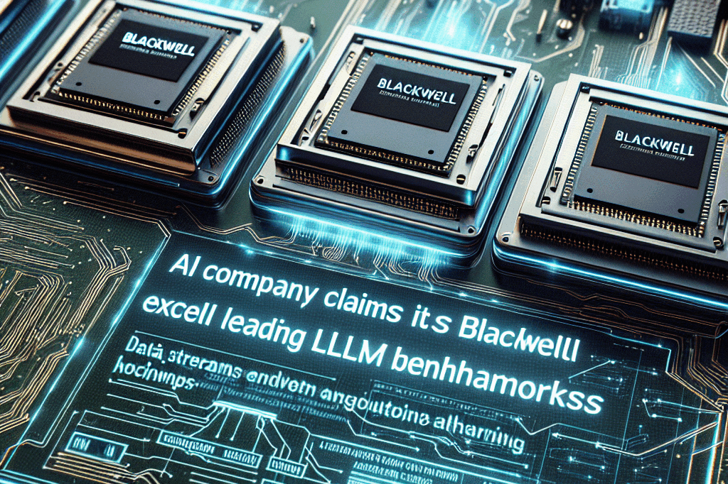 A Nvidia afirma que seus chips Blackwell lideram os benchmarks no treinamento de LLMs de IA.